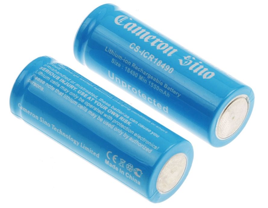 Cameron Sino 18490 Li-ion Akku 2kpl 1600mAh