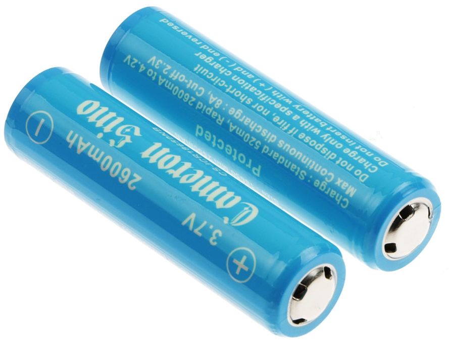 Cameron Sino / Samsung 18650 Li-ion Akku 2kpl 2600mAh