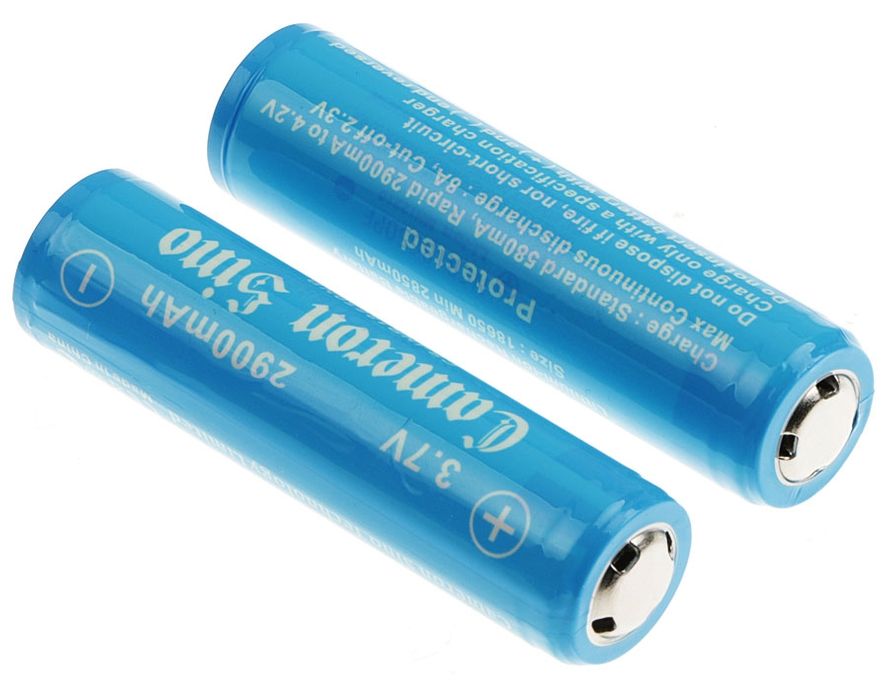 Cameron Sino / Samsung 18650 Li-ion Akku 2kpl 2900mAh