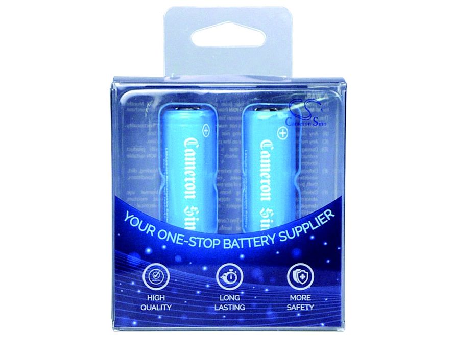 Cameron Sino / Samsung 18650 Li-ion Akku juotoskorvakkeilla 2kpl 2900mAh