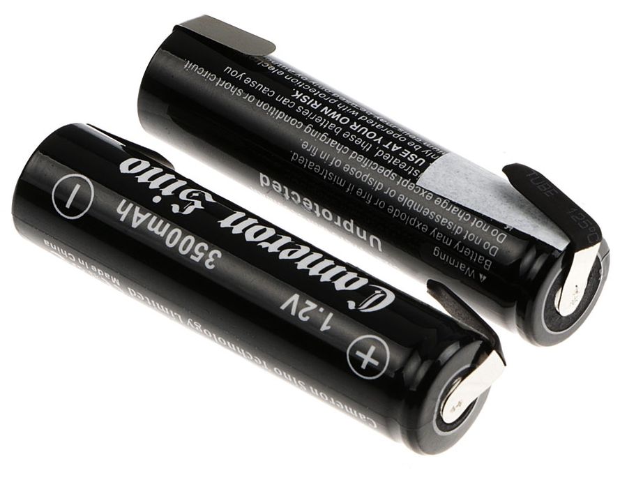 Cameron Sino NiMh akku 1.2V 3500mah juotoskorvakkeilla 2kpl