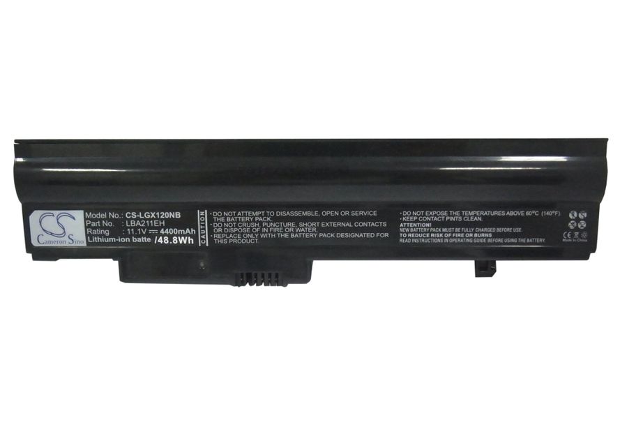 LG X120 akku 4400 mAh - Musta