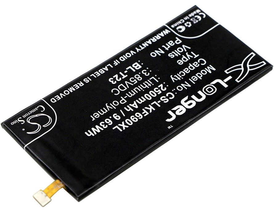 LG BL-T23, X Cam 4G yhteensopiva akku 2500 mAh