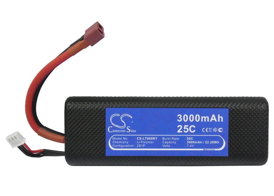 Li-Po Akku, 3000 mAh 7,4V 25C