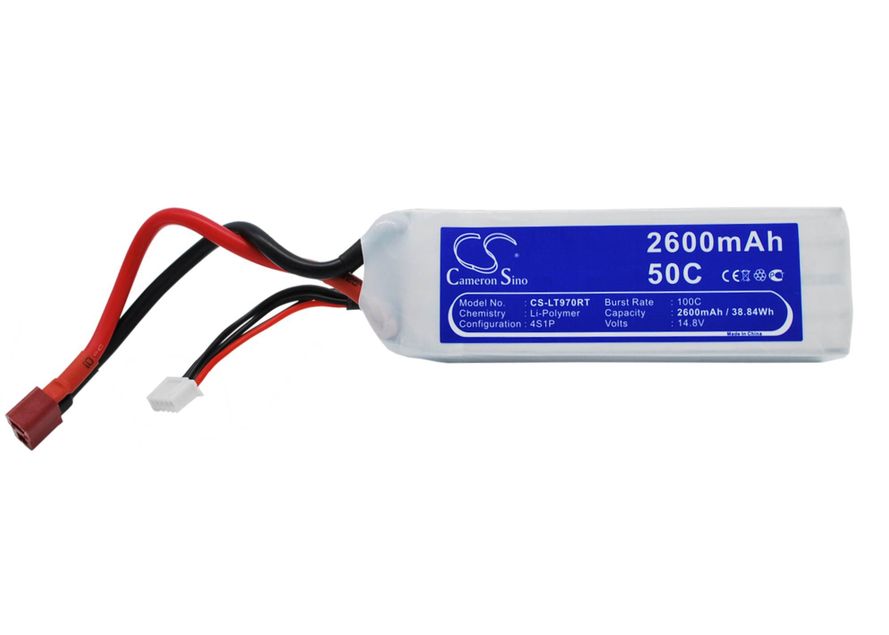 Li-Po Akku, 2600 mAh 14,8V 50C