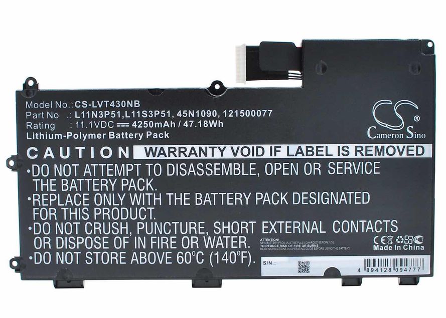 Lenovo ThinkPad T430u akku 4250 mAh