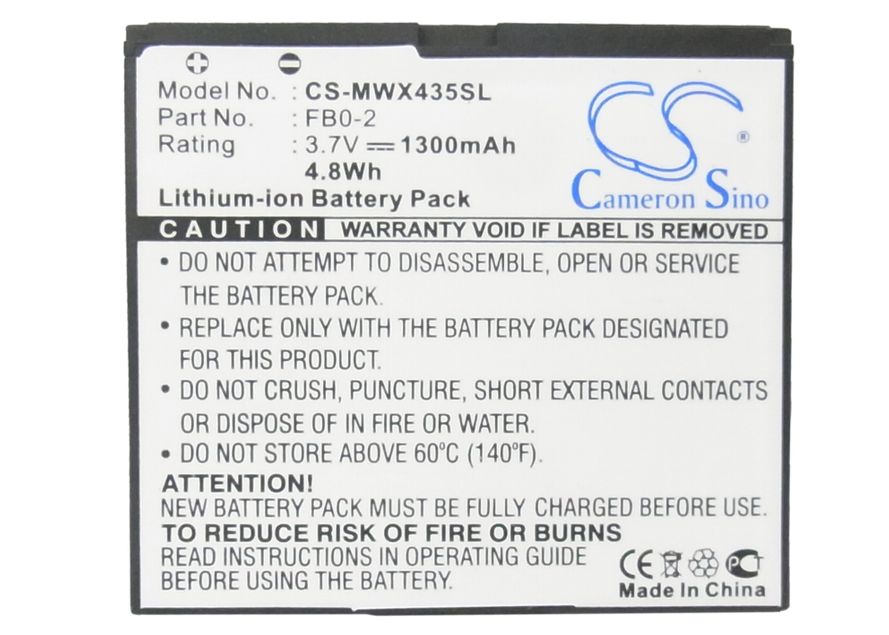 Cameron Sino tarvikeakku Motorola WX435 akku 1300 mAh