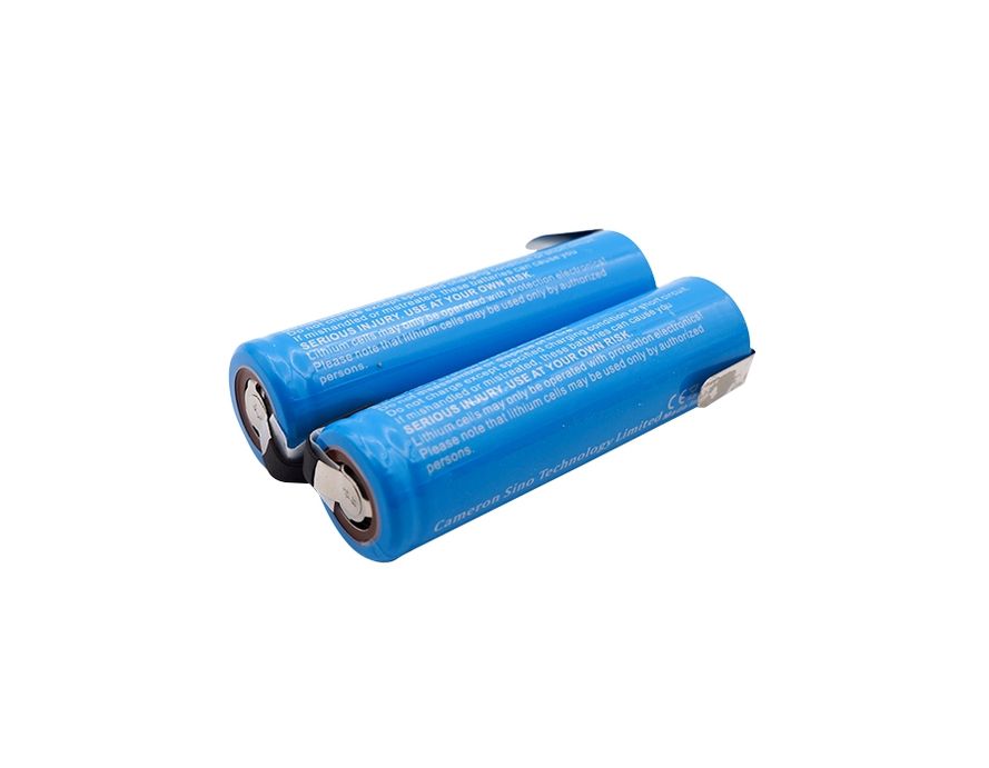 Cameron Sino / Panasonic NCR18650B 18650 Li-ion Akku juotoskorvakkeilla 2kpl 3400mAh