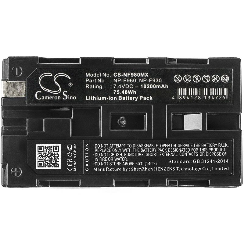 Sony CCD-RV100 akku 10200 mAh
