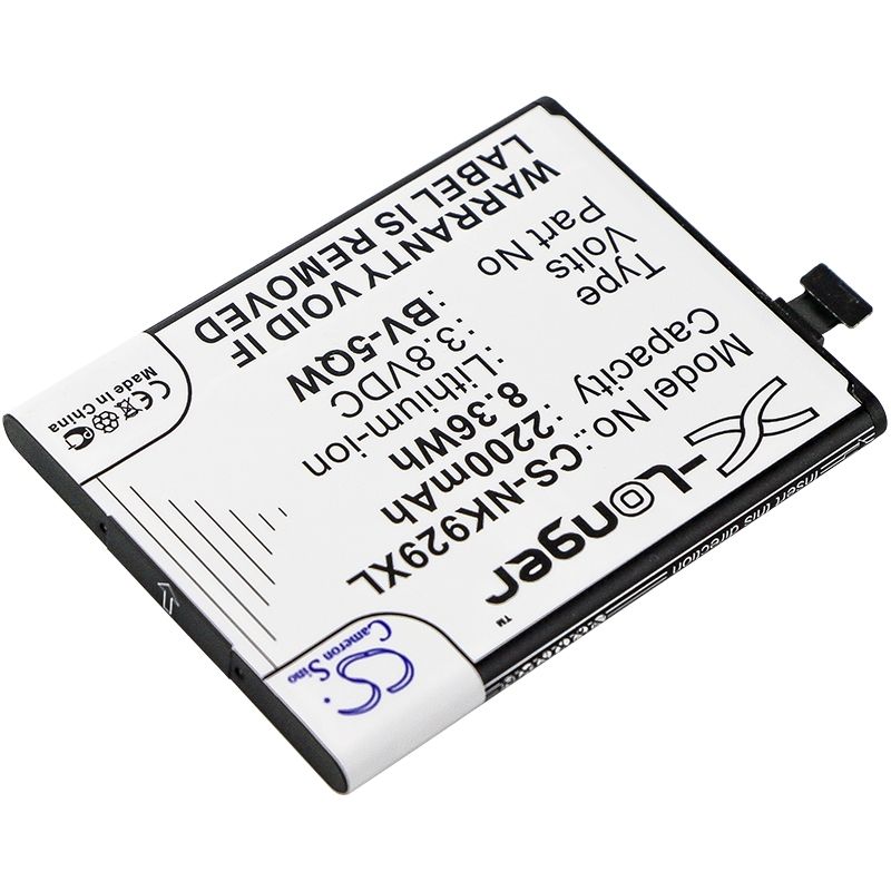 Nokia BV-5QW Lumia 930 yhteensopiva akku 2200 mAh