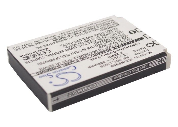 Minolta NP-900, 02491-0015-00, BATS4, 02491-0037-00 yhteensopiva akku 600 mAh