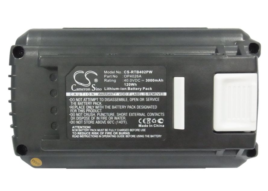 Ryobi OP4026A Li-ion 40.0V akku 3000 mAh