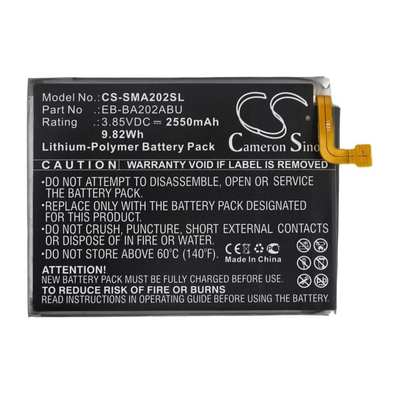 Samsung Galaxy a20e 2019 akku 2550 mAh
