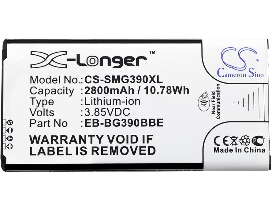 Samsung Galaxy Xcover 4 SM-G390 akku NFC tuella 2500 mAh