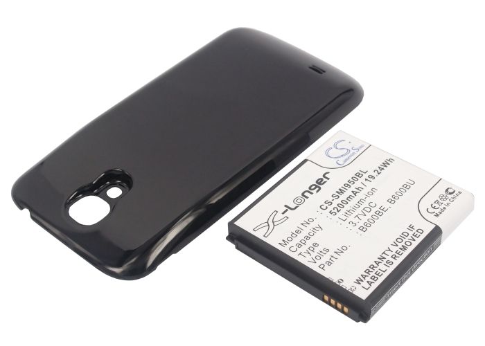 Samsung Galaxy S4 Tehoakku erillisellä mustalla takakannella 5200 mAh