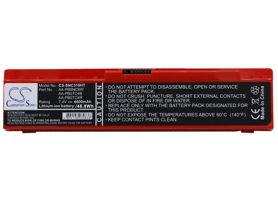 Samsung NP-N310 akku 6600 mAh - Keltainen