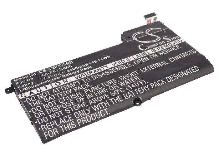 Samsung 535U4C, NP530U4B akku - 6100 mAh 