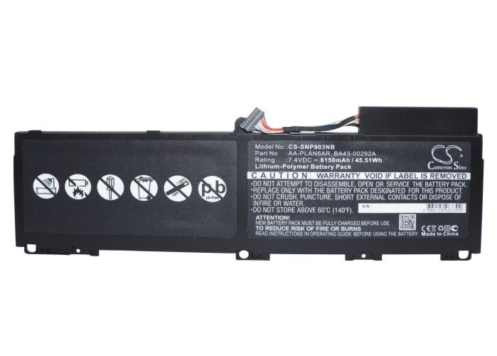 Samsung 900X3 akku - 6150 mAh