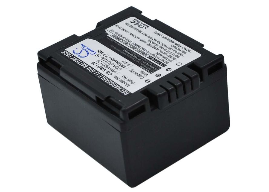 Panasonic VW-VBD120, CGA-DU12, CGA-DU12A/ 1b yhteensopiva akku 1050 mAh