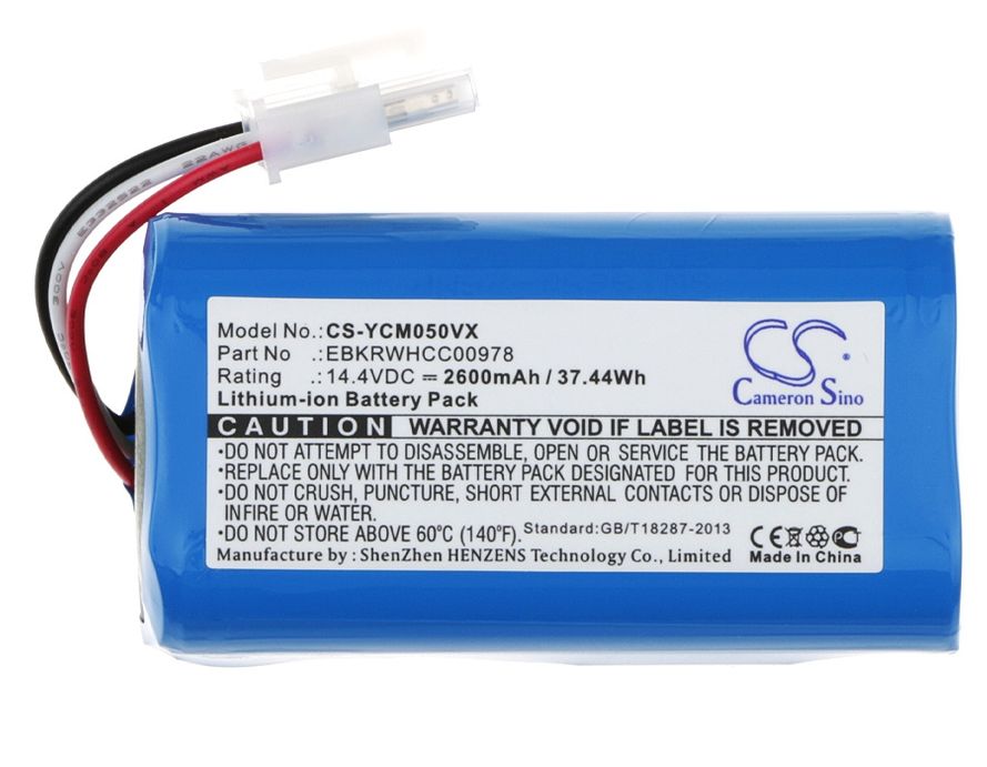 iCLEBO ARTE YCR-M05, POP YCR-M05-P, Smart YCR-M04-1 akku 2600mAh / 37.44Wh