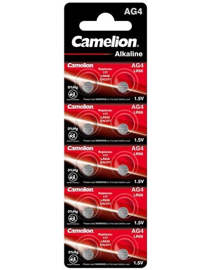 Camelion Nappiparisto AG6, LR69, 171, LR921, 370, 371 10 kpl pakkaus