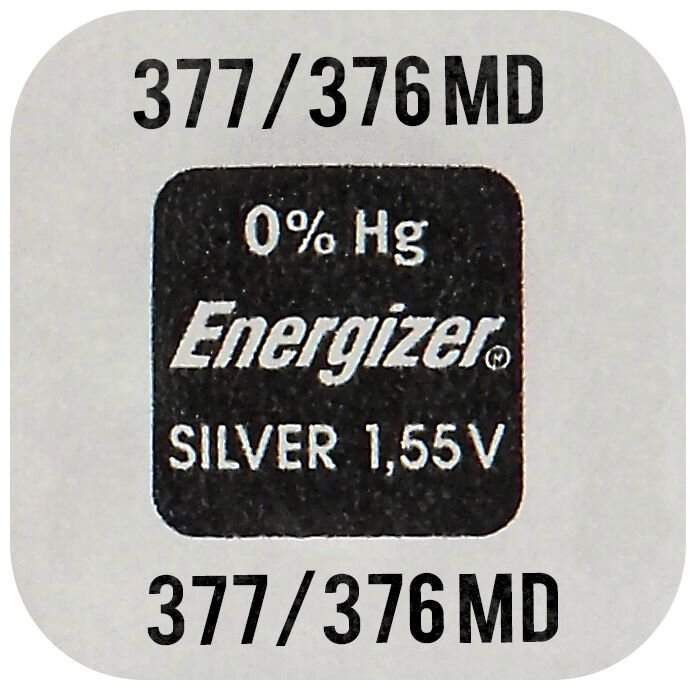 Energizer Silver Mini Nappiparisto 377-376 / G4 / SR626SW