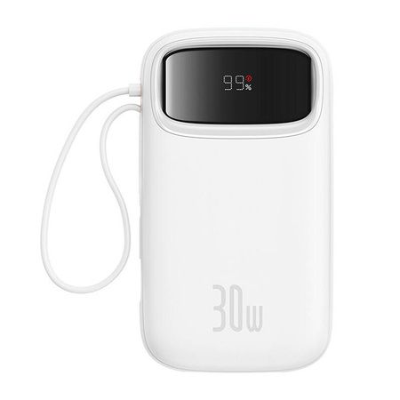 Baseus Powerbank Varavirtalähde Qpow 2 20000mAh -  2 x USB-C 30W - Valkoinen