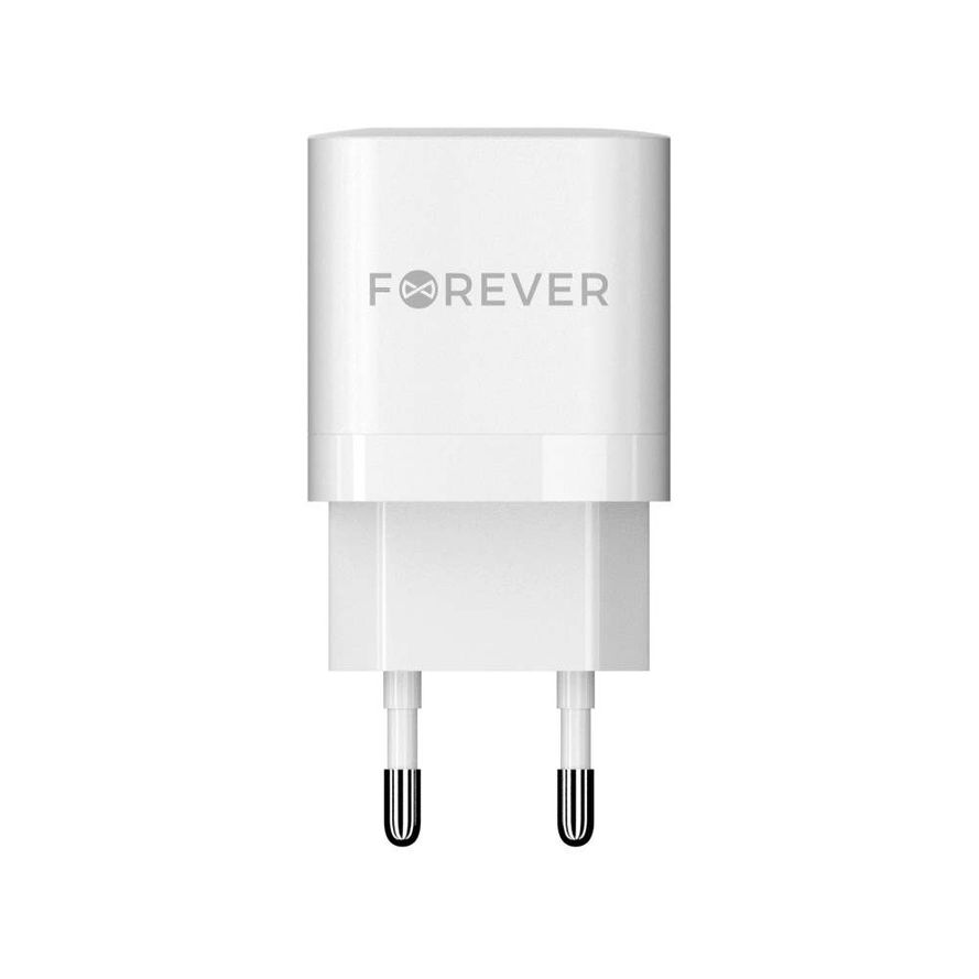 Forever TC-05 GaN PD QC pikalaturi 1 x USB-C + 1 x USB 33W