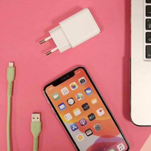 Maxlife MXUC-04 USB - USB-C Kaapeli 1m 3A - Vihreä