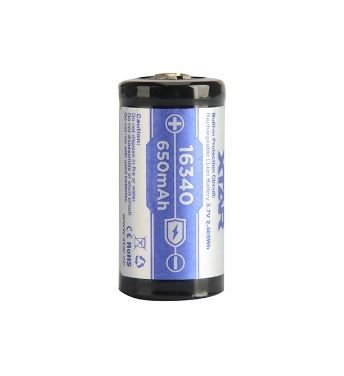 XTAR 14500 3.7 V Akku 800 mAh suojapiirillä  