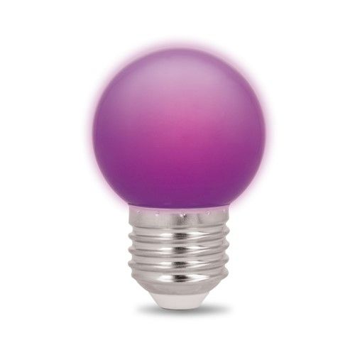 Forever Light LED E27 G45, 2W, 5 lm, 5 kpl pakkaus - Violetti