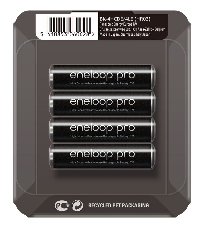 Panasonic Eneloop Pro R03/AAA BK-4HCDE/4LE Akkuparisto 930mAh - 4 kpl