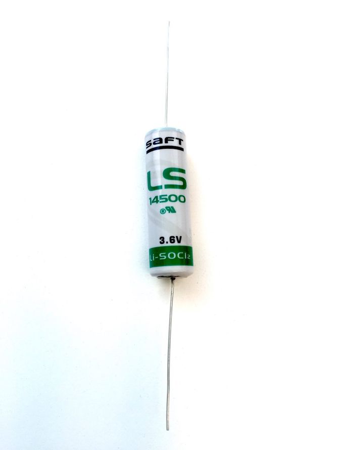 SAFT LS14500 AA Lithium paristo 3.6V - Juotoskorvakkeilla