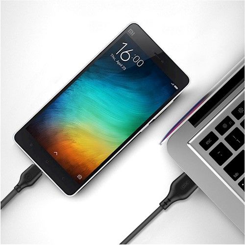 XO NB103 Latauskaapeli 3in1 USB - Lightning + USB-C + microUSB 1m 2,1A - musta