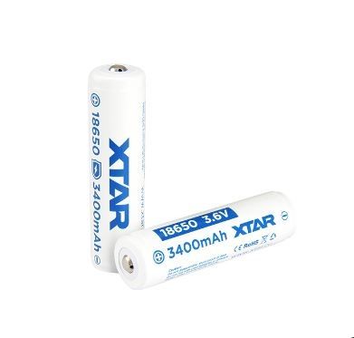 XTAR ( Sanyo) 18650 Akku suojapiirillä 3500 mAh NCR18650GA