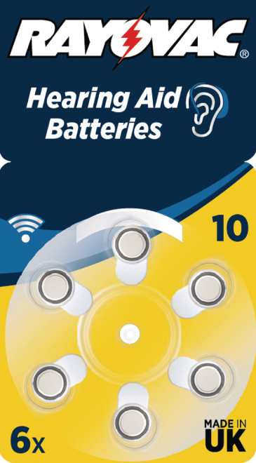 Rayovac Extra Advanced 10 / PR70 Kuulokojeparisto 6-kpl
