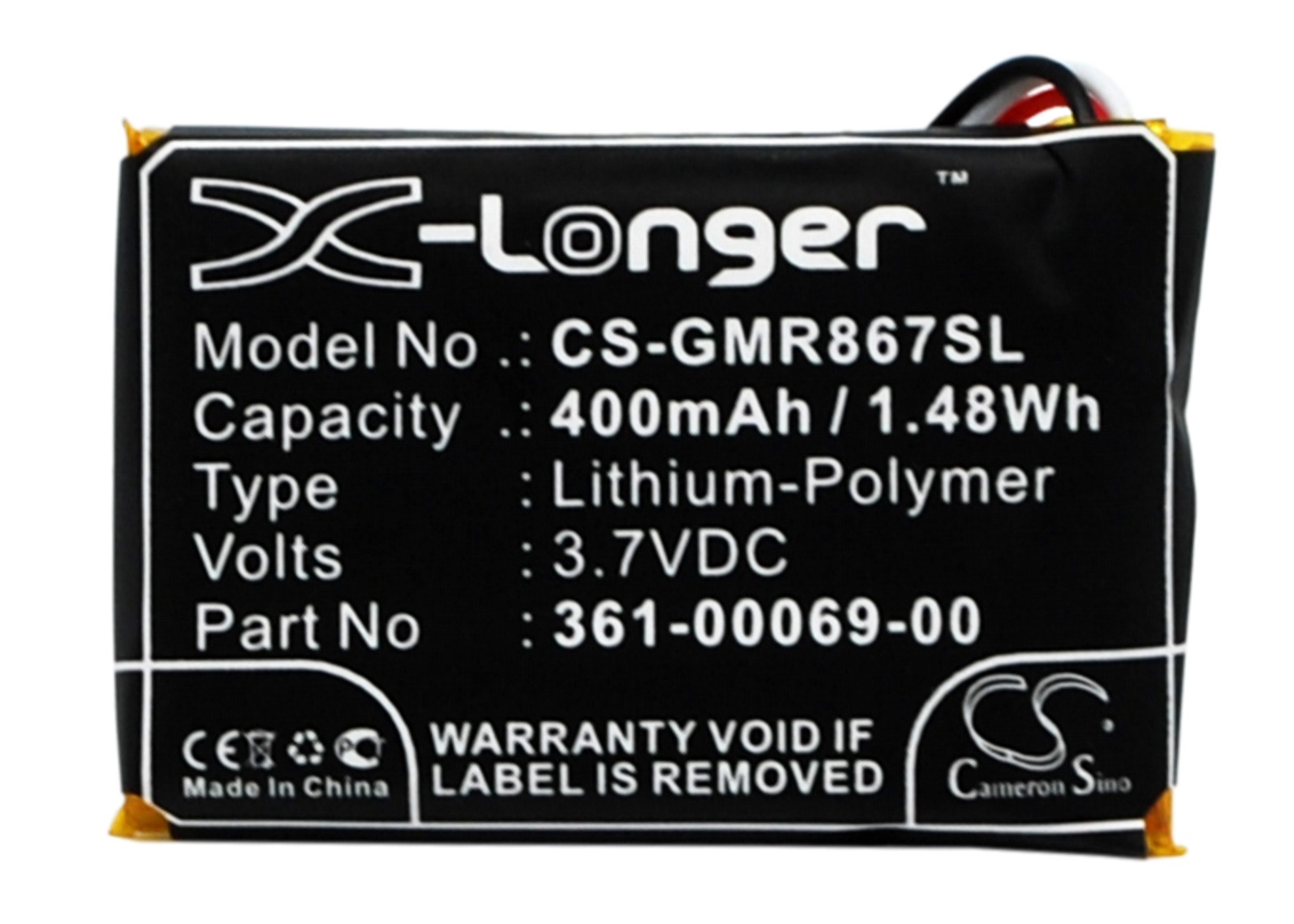 Garmin 010-11867-10 010-11925-00 koiratutkan akku Li-Polymer 3 7 V 400 mAh