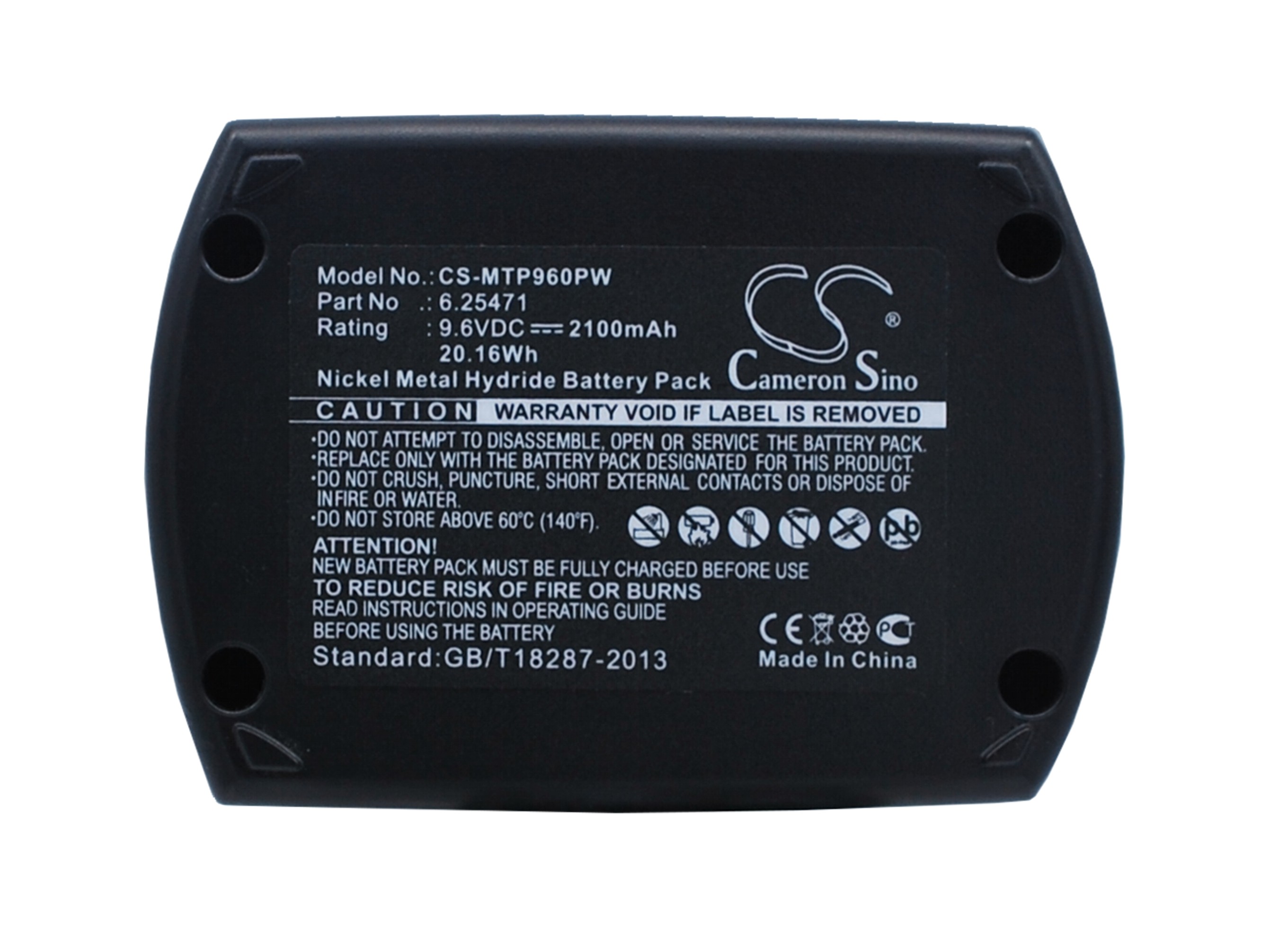 Metabo BS 9.6 BS9.6 BSP9.6 työkalun akku Ni-MH 9 6 V 2100 mAh