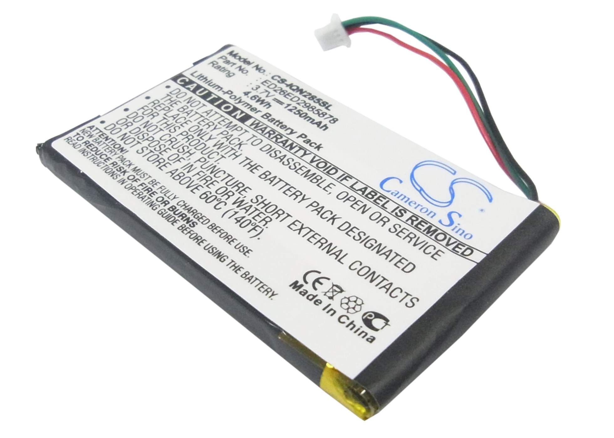 Garmin Nuvi 285 Nuvi 285W navigaattorin akku Li-Polymer 3 7 V 1250 mAh