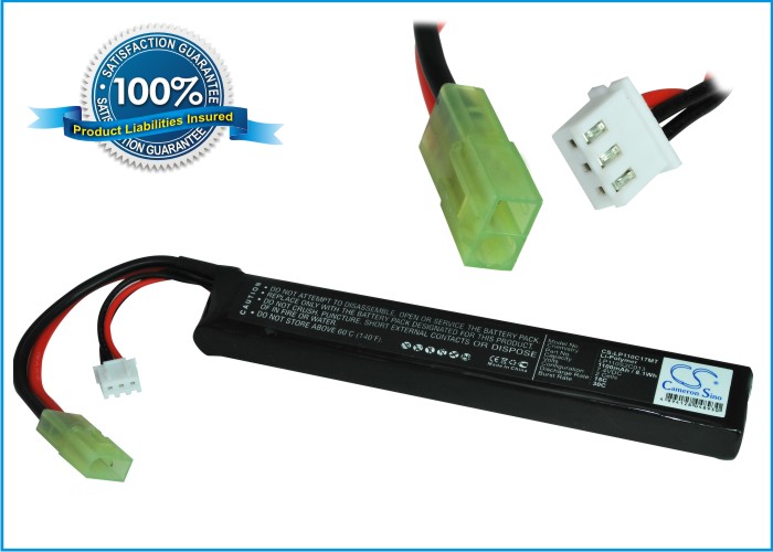RC / airsoft akku 1100 Li-PL 7 4 V