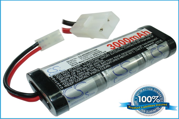 RC-akku Ni-MH 7 2 V 3000 mAh Tamiya-liitin