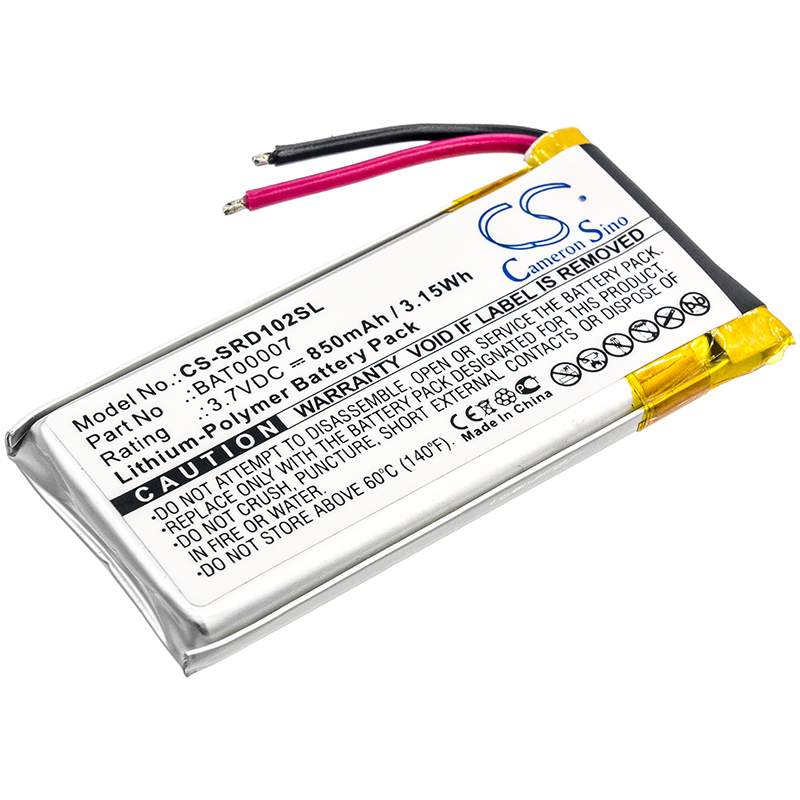 Cardo Packtalk Duo Scala Rider Packtalk SRPT0102 akku 850mAh / 3.15Wh