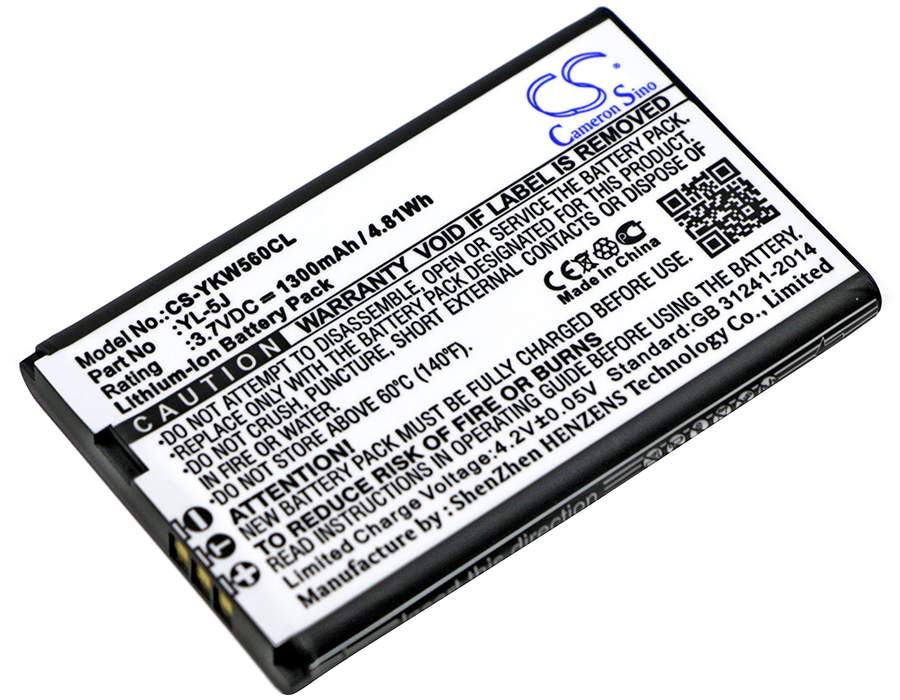 Yealink One Talk IP DECT W56H W56h/p akku 1300mAh