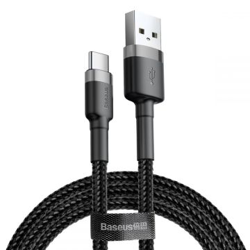 Baseus Cafule USB-C-kaapeli 1m 3A - musta
