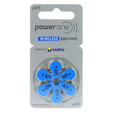 Varta Power One 675 / PR44 kuulokojeparisto 6 kpl
