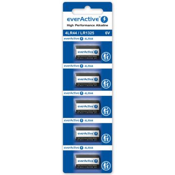 everActive 4LR44 / 476A / PX28A / A544 alkaliparisto 6 V 5 kpl