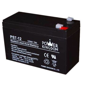 Power Kingdom 12V 7Ah lyijyhyytelö akku