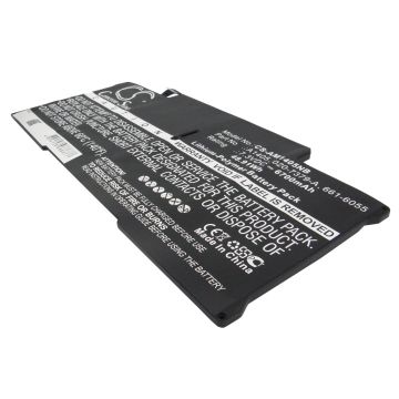 Apple Macbook Air 13-tuumaa 2011 2012 A1405 akku 6700 mAh musta