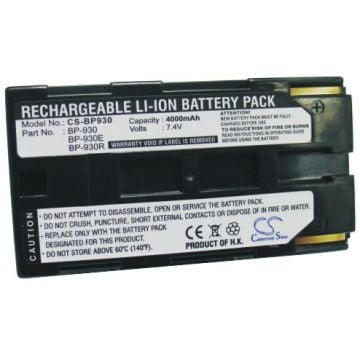 Canon BP-930, BP-930E, BP-930R yhteensopiva akku 4000 mAh