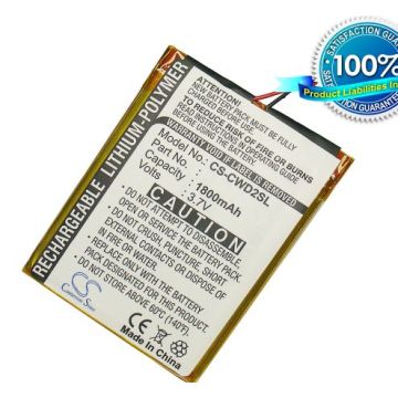 Cowon D2 2GB, D2 4GB akku 1800 mAh